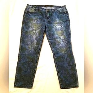 Floral Print Jeans. i jeans By Buffalo Sz 14 Denim. Womens.